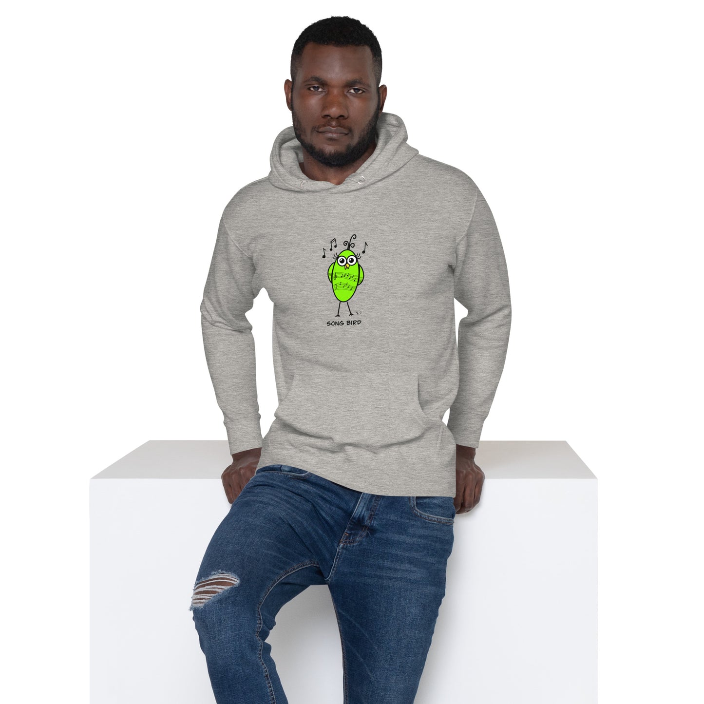 Song Bird Hoodie – Cozy Quirky Birds Sweatshirt for Music Lovers, Singers, and Free Spirits