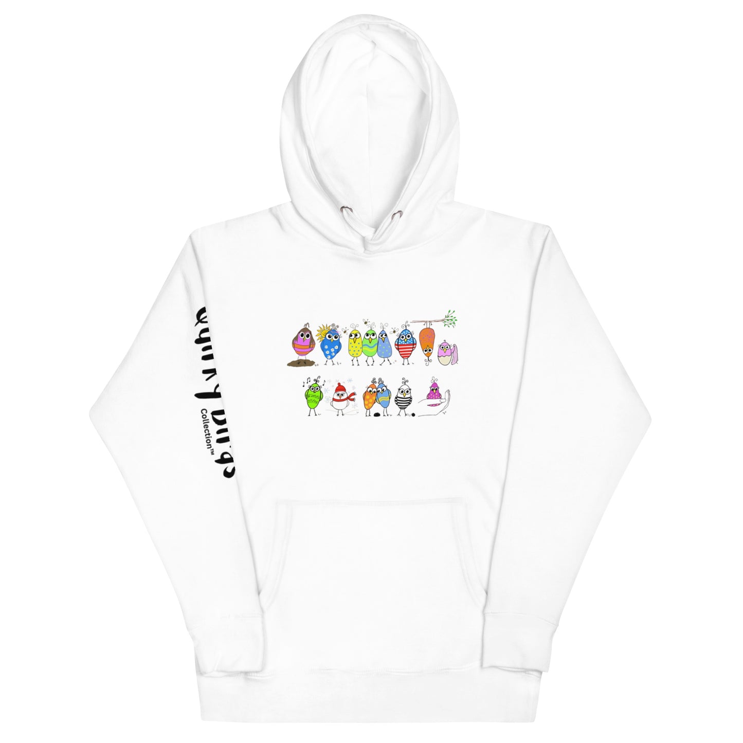 Birds of a Feather Hoodie – Funny Friendship Sweatshirt from The Quirky Birds Collection