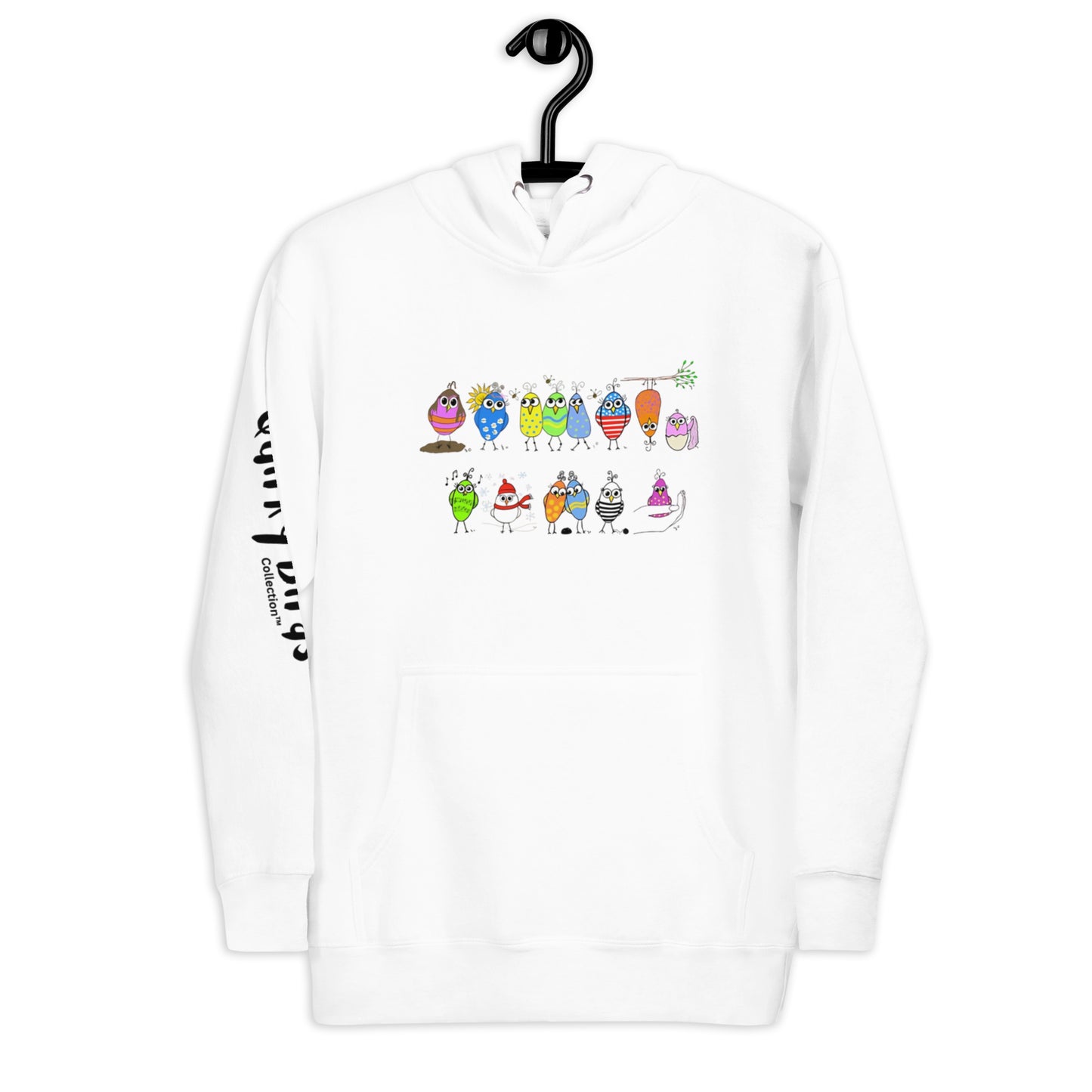 Birds of a Feather Hoodie – Funny Friendship Sweatshirt from The Quirky Birds Collection