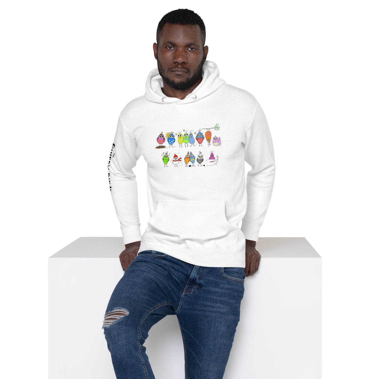 Birds of a Feather Hoodie – Funny Friendship Sweatshirt from The Quirky Birds Collection
