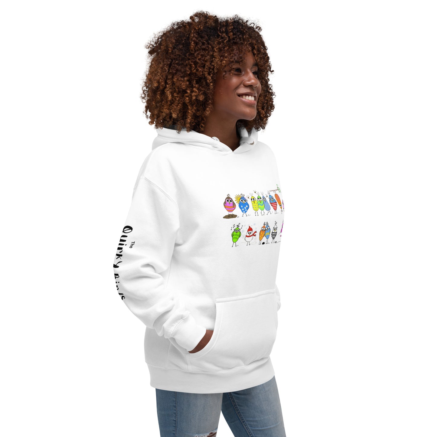 Birds of a Feather Hoodie – Funny Friendship Sweatshirt from The Quirky Birds Collection