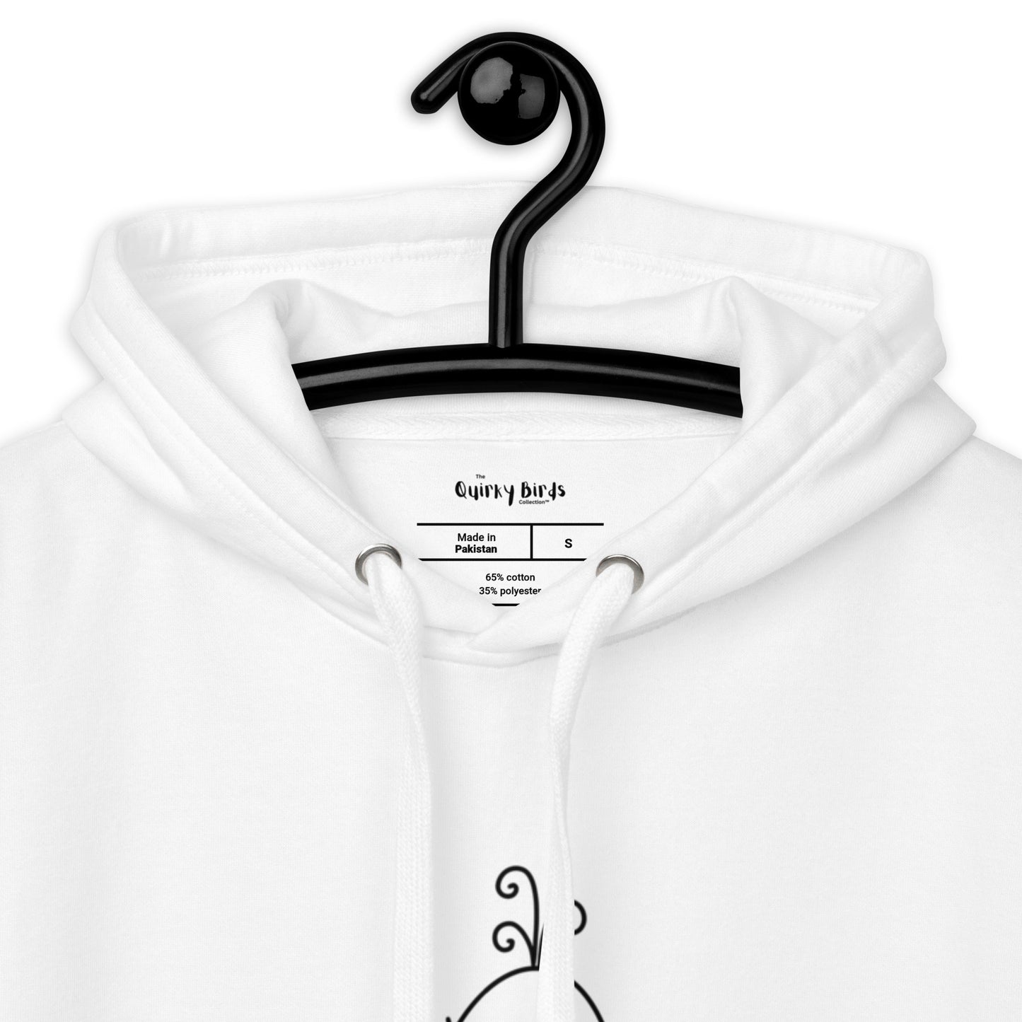 Jail Bird Premium Cotton Hoodie – Cozy Unisex Pullover for Rebels from The Quirky Bird Collection