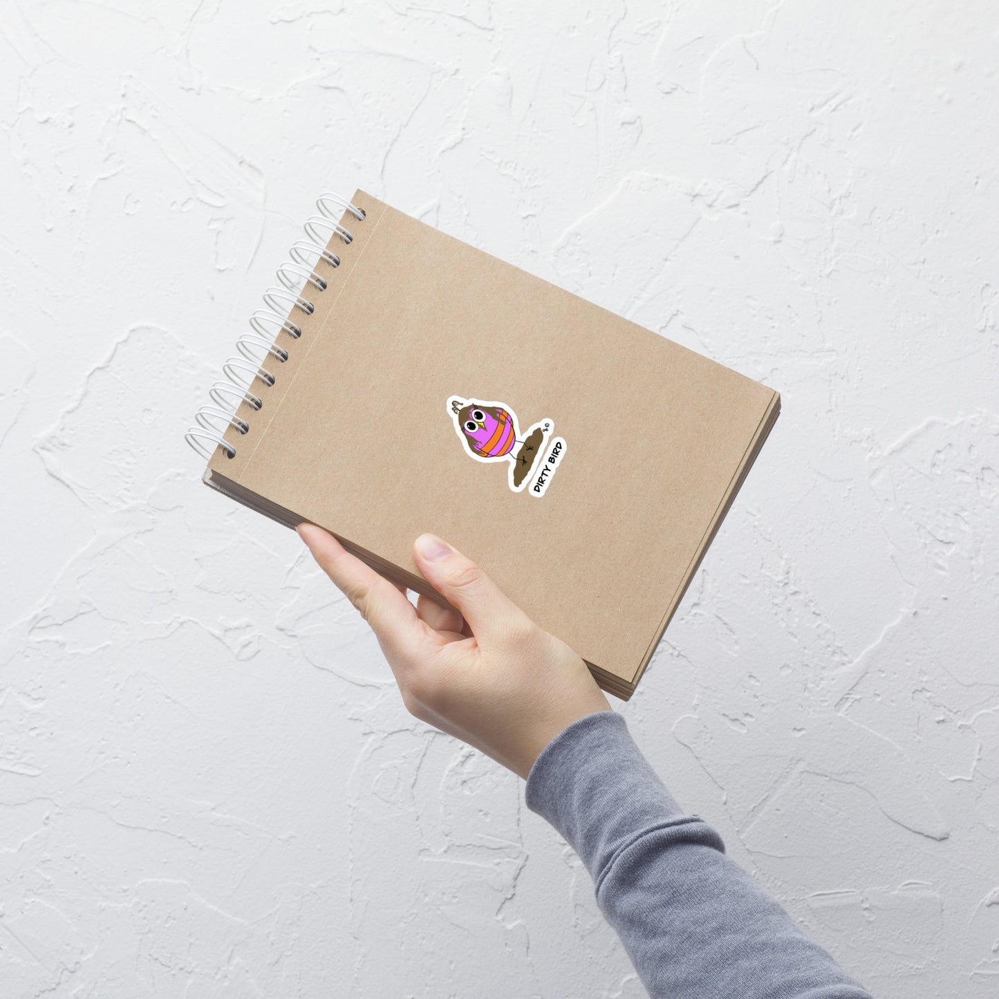 Dirty Bird Bubble-free stickers from The Quirky Birds Collection