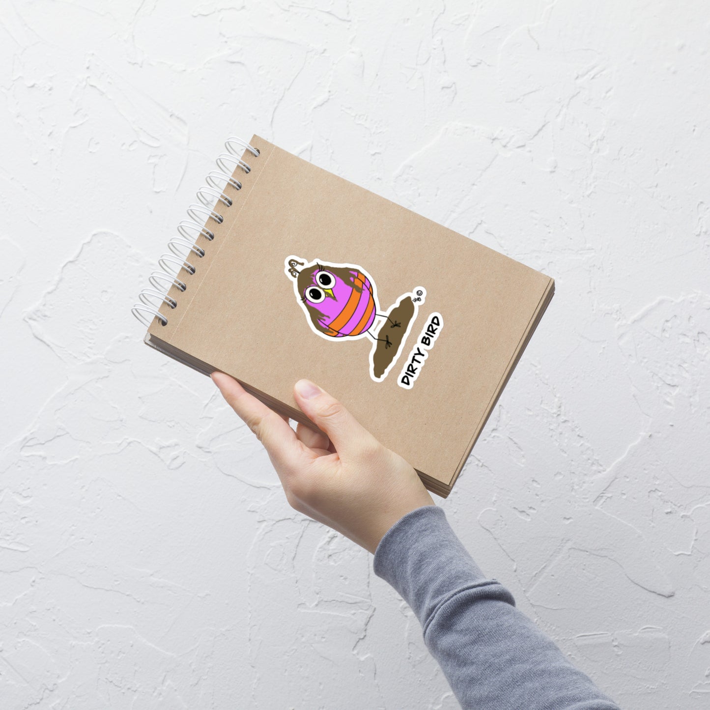 Dirty Bird Bubble-free stickers from The Quirky Birds Collection