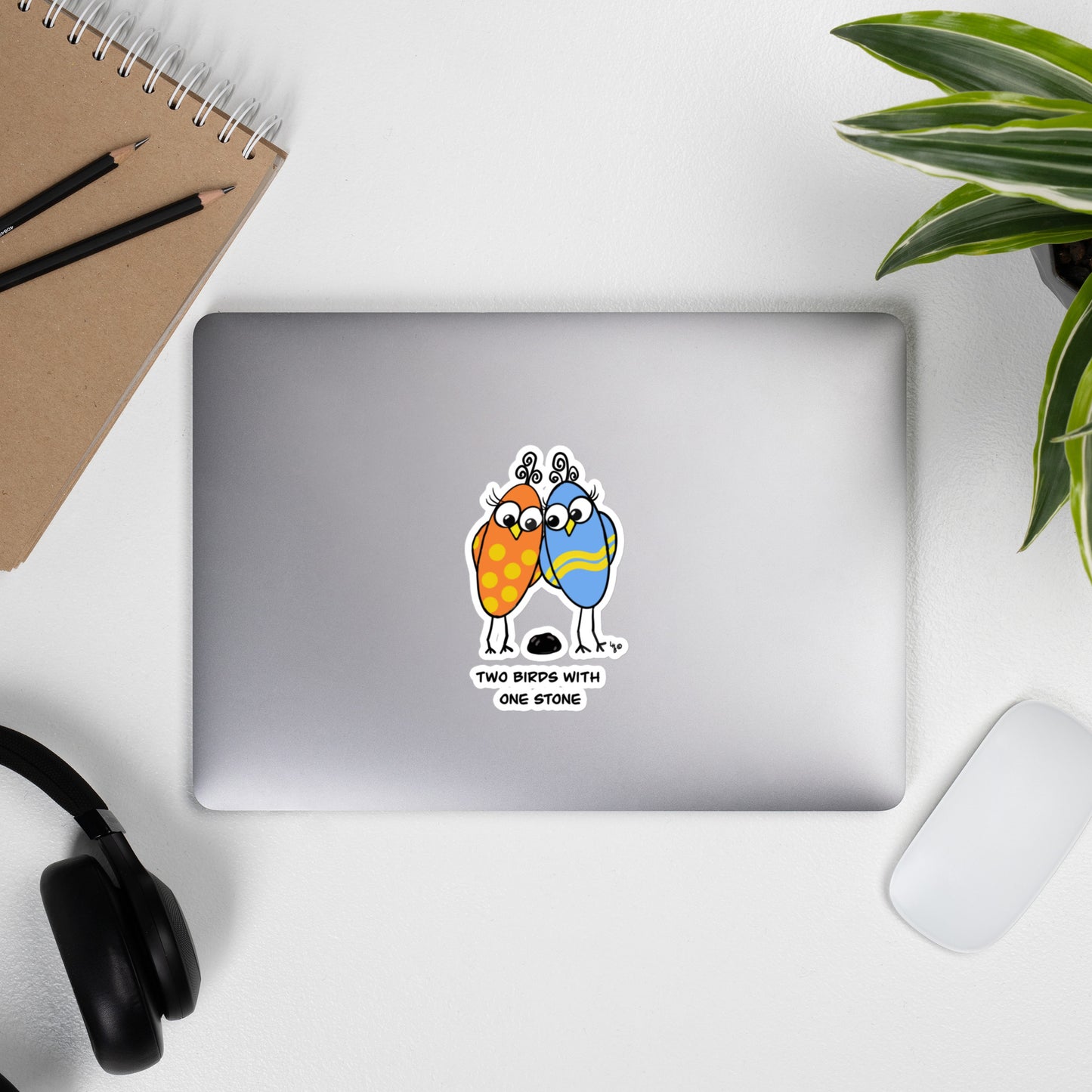 Two Birds with One Stone - Bubble-free stickers from The Quirky Birds Collection