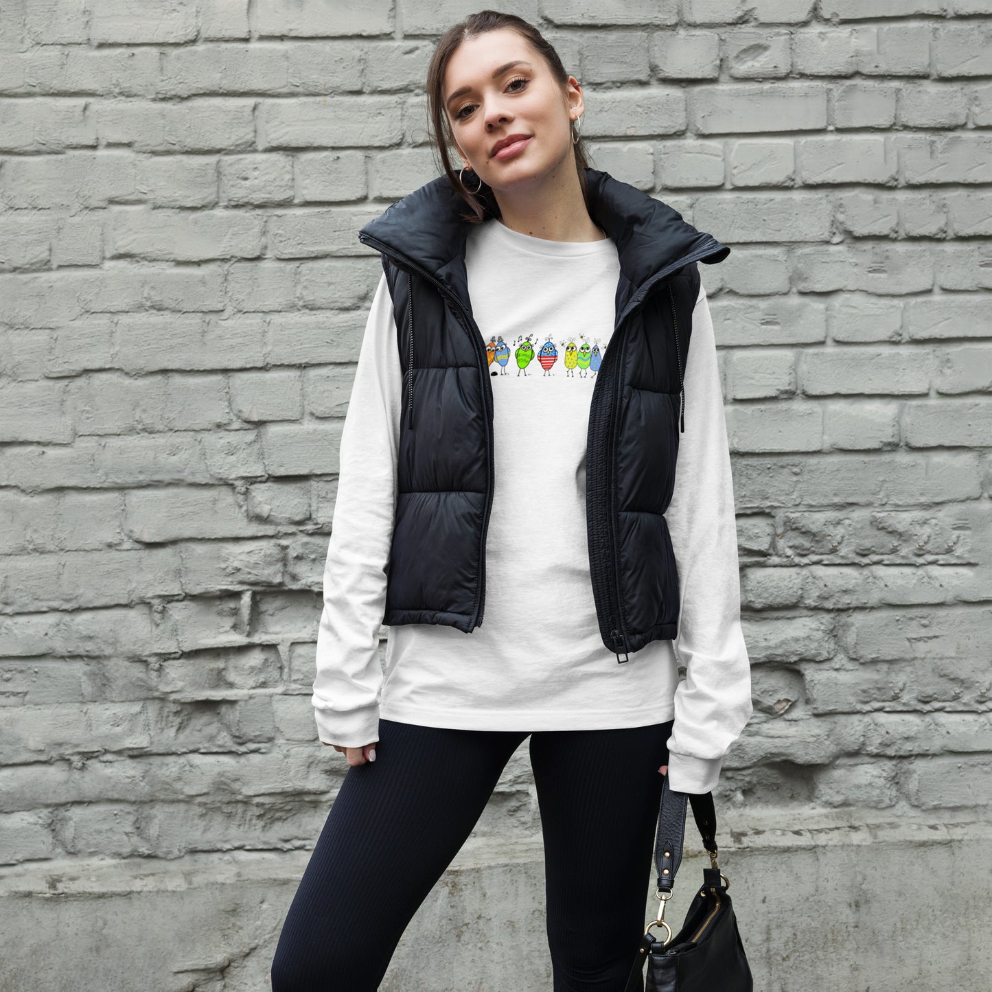 Birds of a Feather Unisex Long Sleeve Tee from The Quirky Birds Collection