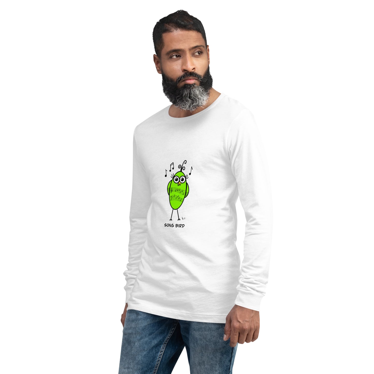 Song Bird Unisex Long Sleeve Tee from The Quirky Birds Collection