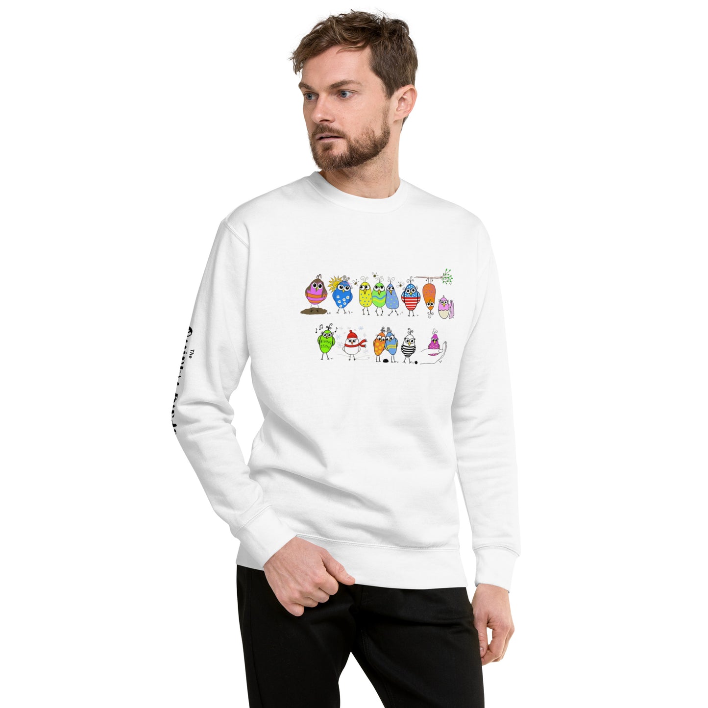 Quirky Birds Collection Birds of a Feather Sweatshirt – Matching Crazy, One Feather at a Time