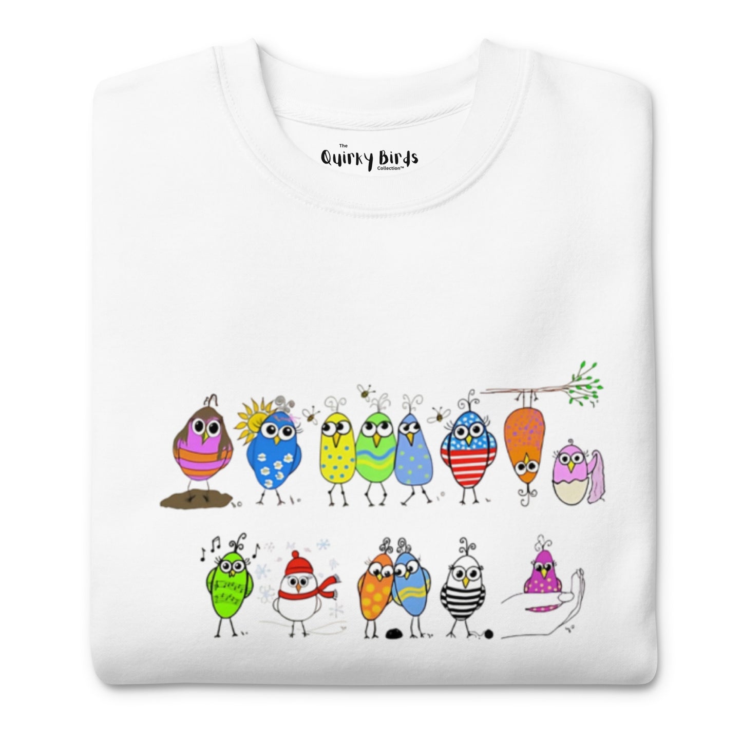 Quirky Birds Collection Birds of a Feather Sweatshirt – Matching Crazy, One Feather at a Time