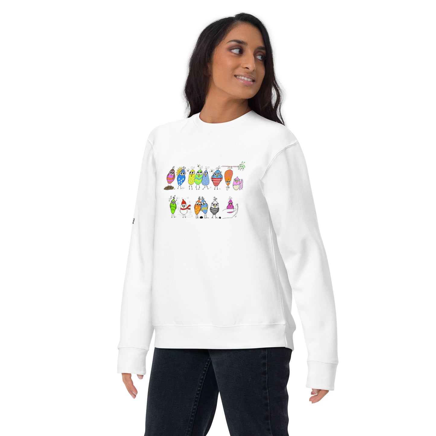 Quirky Birds Collection Birds of a Feather Sweatshirt – Matching Crazy, One Feather at a Time