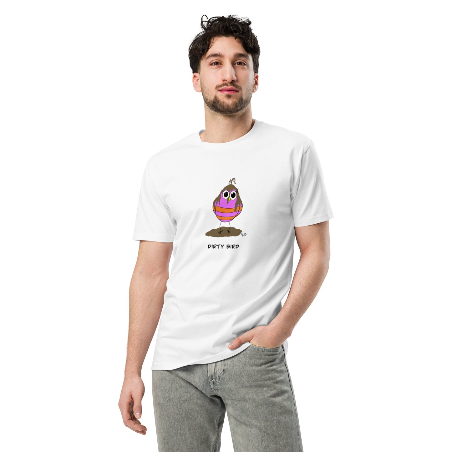 Dirty Bird T-Shirt – Funny Graphic Tee for Women & Men, Quirky Bird Lover Shirt, Sassy Humor Gift Idea, Messy Hair Don’t Care Top, Cute Animal Tee, Unique Birthday Present from The Quirky Bird collection
