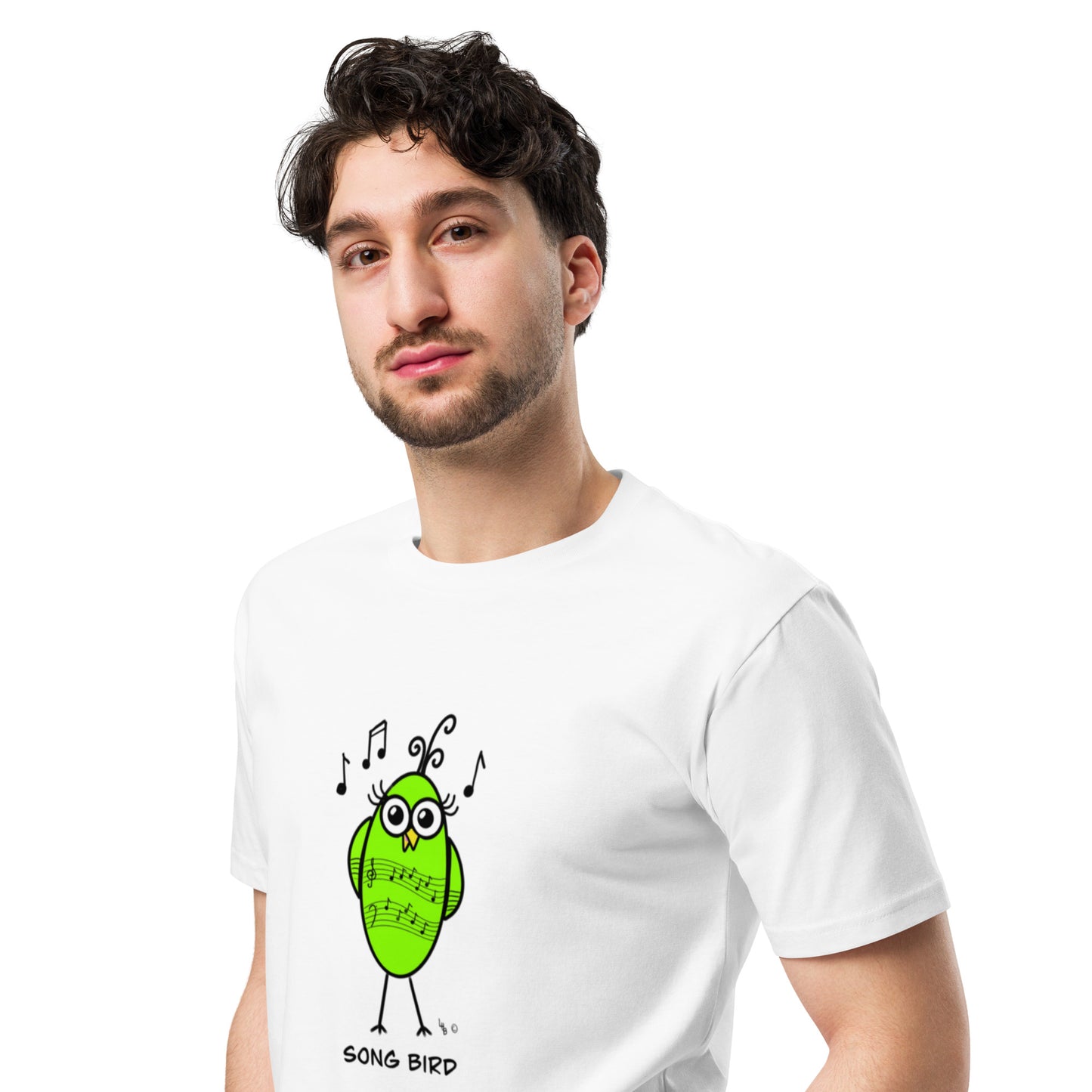 Song Bird - Unisex premium t-shirt - from The Quirky Birds Collection