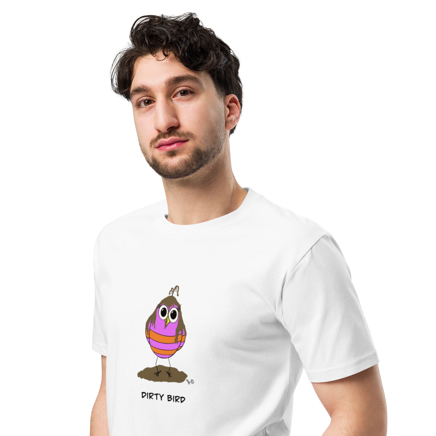 Dirty Bird T-Shirt – Funny Graphic Tee for Women & Men, Quirky Bird Lover Shirt, Sassy Humor Gift Idea, Messy Hair Don’t Care Top, Cute Animal Tee, Unique Birthday Present from The Quirky Bird collection
