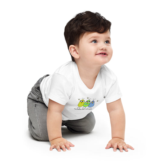 The Birds & The Bees  - Baby Jersey Short Sleeve Tee from The Quirky Birds Collection