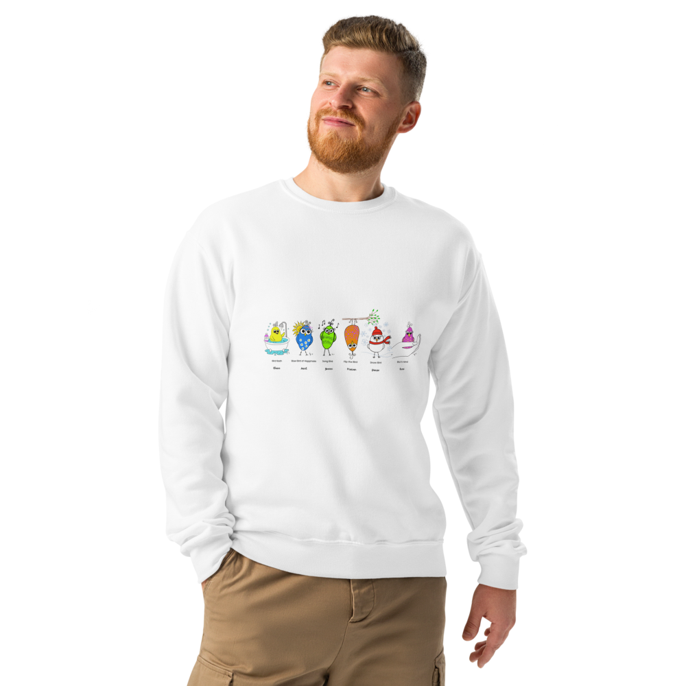 Sisters Flock Together – Custom Quirky Birds Sweatshirt