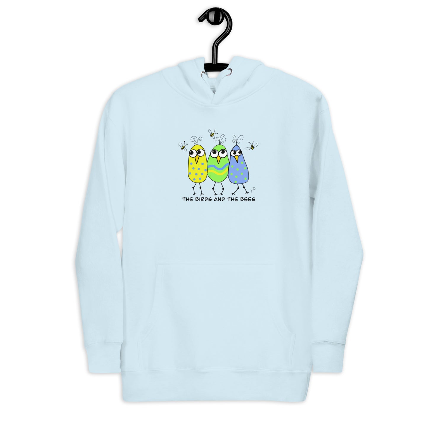 The Birds and The Bees Premium Unisex Hoodie – Super Soft Cotton Comfort - Quirky Birds Collection