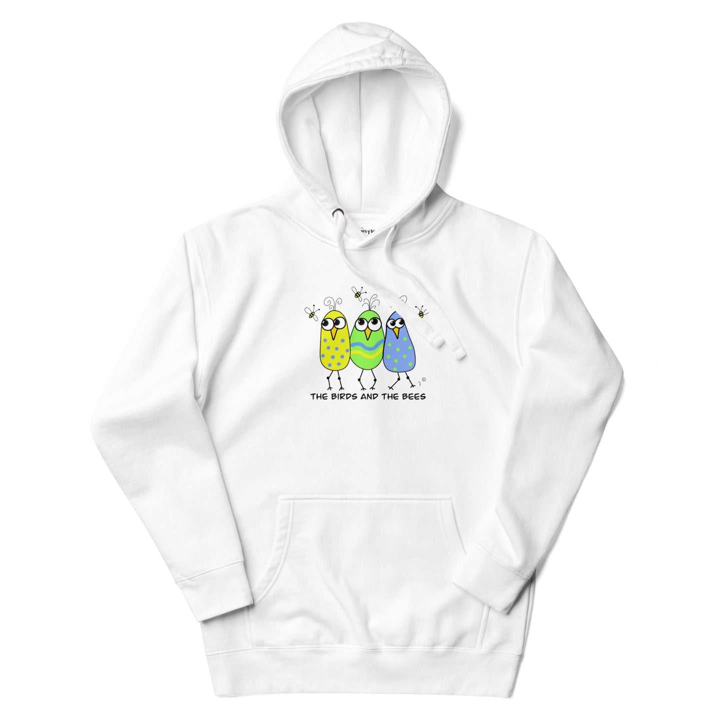 The Birds and The Bees Premium Unisex Hoodie – Super Soft Cotton Comfort - Quirky Birds Collection