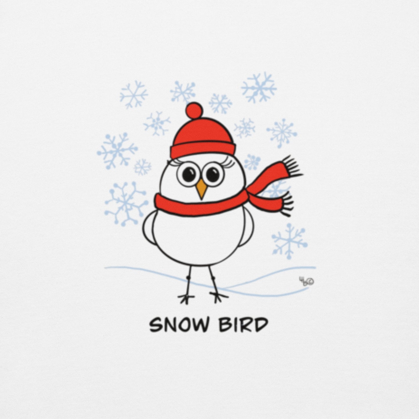Snow Bird Hoodie – Cozy Winter Humor for Bird Lovers & Holiday Spirits