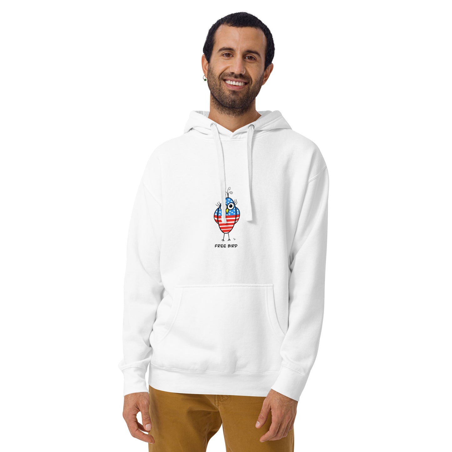 Free Bird Hoodie – Whimsical Quirky Birds Design for Independent Spirits