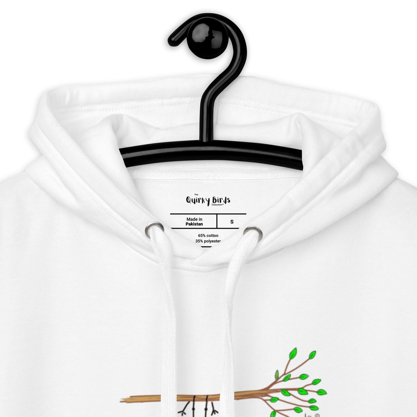 Flip the Bird Premium Unisex Hoodie – from The Quirky Bird Collection