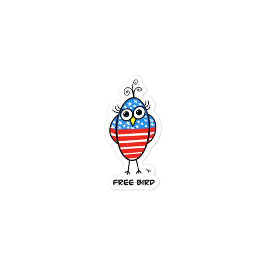 Free Bird Bubble-free stickers from The Quirky Birds Collection