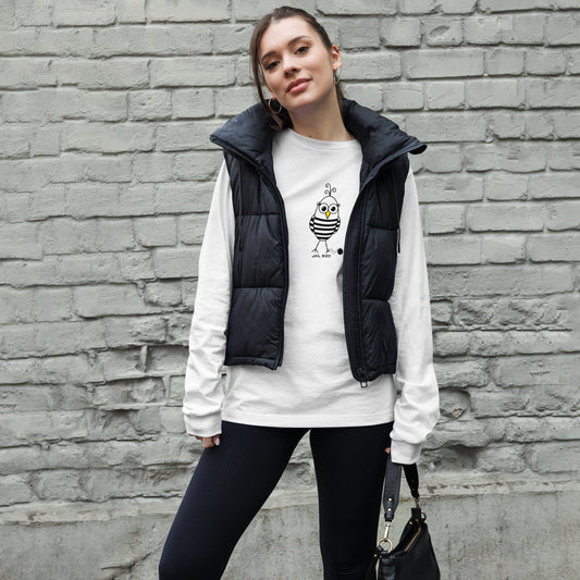 Jail Bird Unisex Long Sleeve Tee from The Quirky Bird Collection