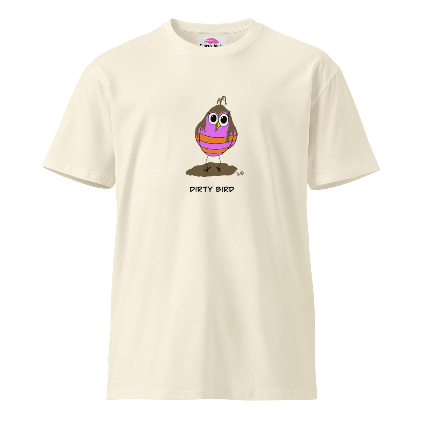 Dirty Bird T-Shirt – Funny Graphic Tee for Women & Men, Quirky Bird Lover Shirt, Sassy Humor Gift Idea, Messy Hair Don’t Care Top, Cute Animal Tee, Unique Birthday Present from The Quirky Bird collection