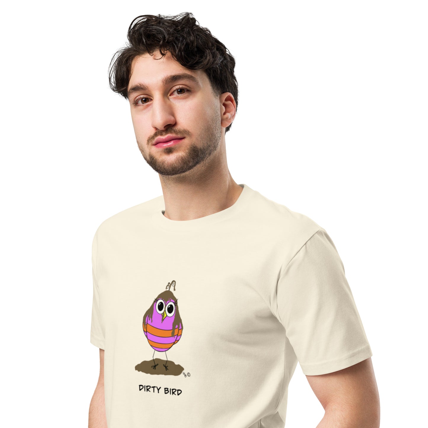 Dirty Bird T-Shirt – Funny Graphic Tee for Women & Men, Quirky Bird Lover Shirt, Sassy Humor Gift Idea, Messy Hair Don’t Care Top, Cute Animal Tee, Unique Birthday Present from The Quirky Bird collection