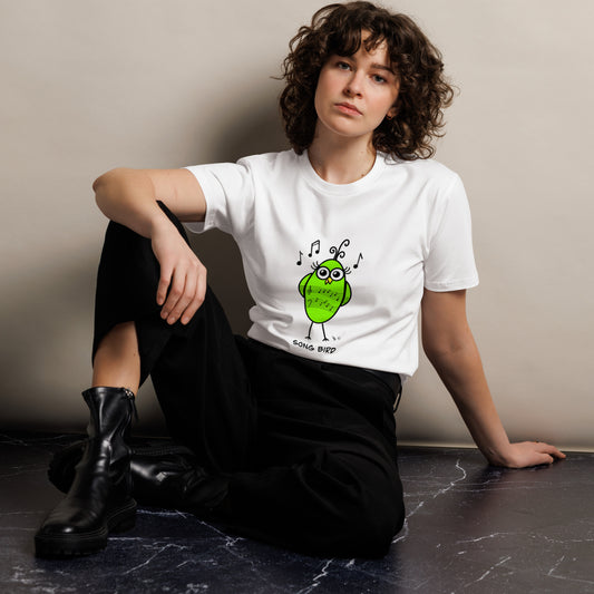 Song Bird - Unisex premium t-shirt - from The Quirky Birds Collection