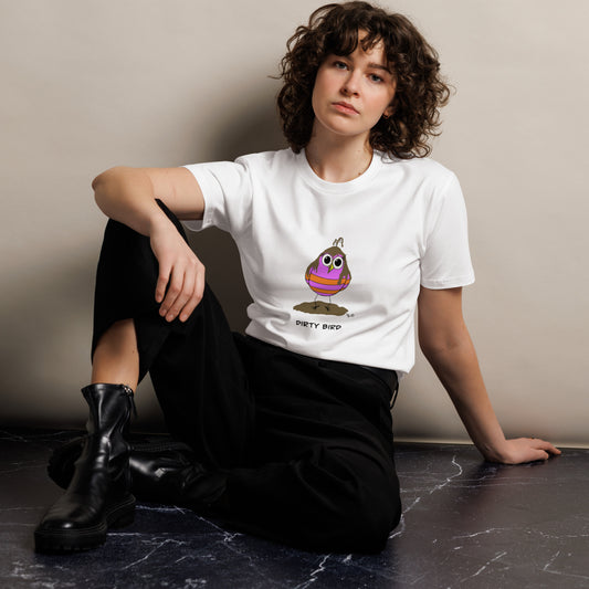Dirty Bird T-Shirt – Funny Graphic Tee for Women & Men, Quirky Bird Lover Shirt, Sassy Humor Gift Idea, Messy Hair Don’t Care Top, Cute Animal Tee, Unique Birthday Present from The Quirky Bird collection